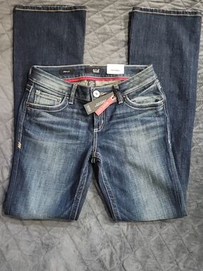 A.N.A Women's Dark Blue Boot Cut Jeans